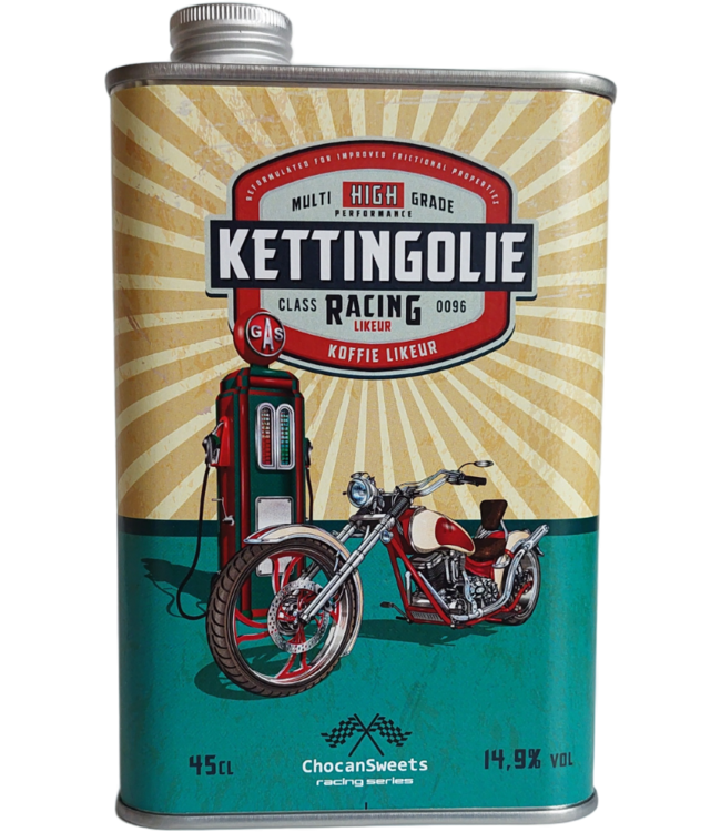 Jerrycan Kettingolie Chopper Koffielikeur 0,45 ltr 14,9%