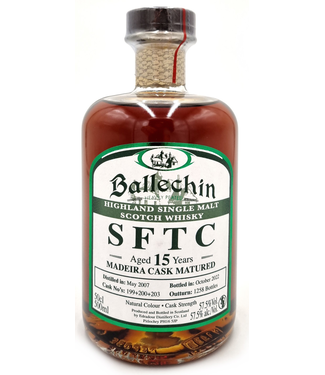 Ballechin Ballechin 15 Years Old 2007 Madeira Straight From The Cask 0,50 ltr 57,5%