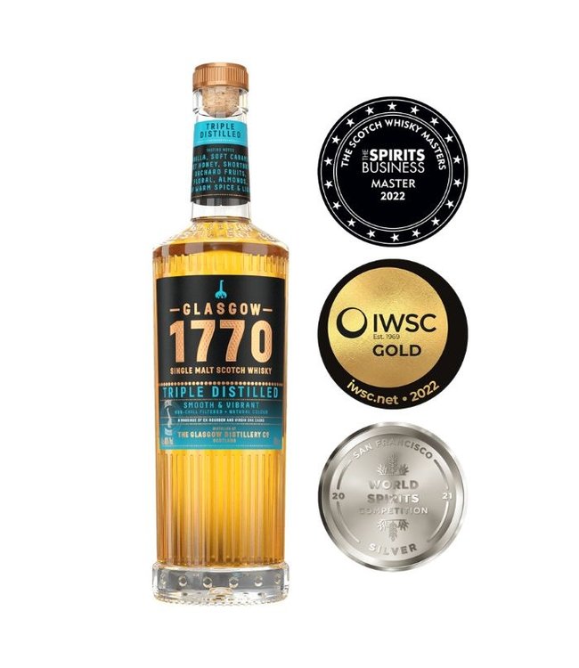 1770 Glasgow Distillery Triple Distilled 0.70 ltr 46%