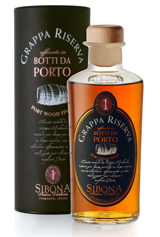 Grappa Sibona Portwood Finish 0,50 ltr 44% 31.57