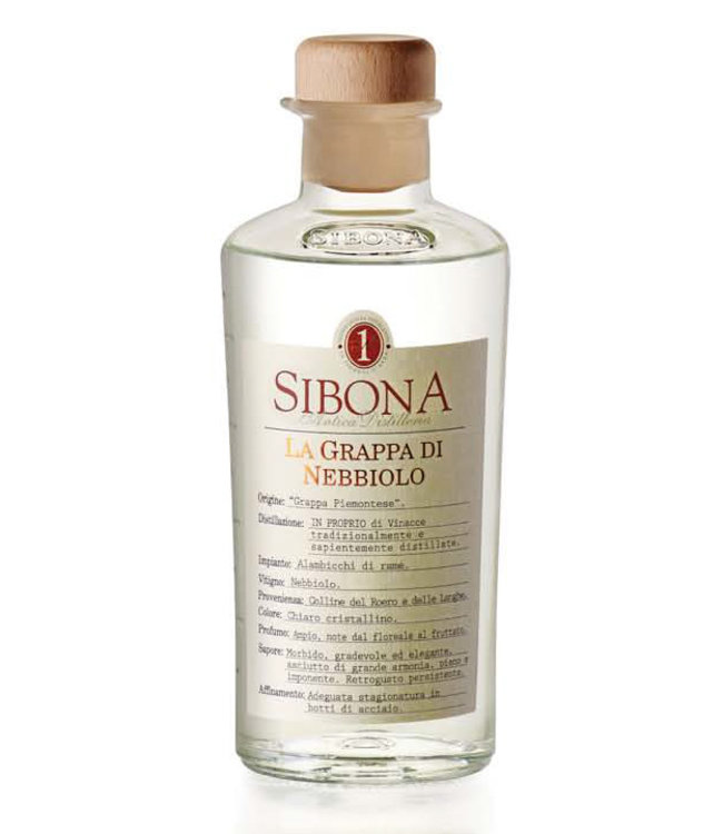 Grappa Sibona Nebbiolo 0,50 ltr 42%
