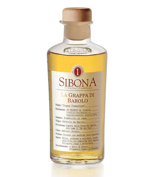 Grappa Sibona Barolo 0,50 ltr 42%