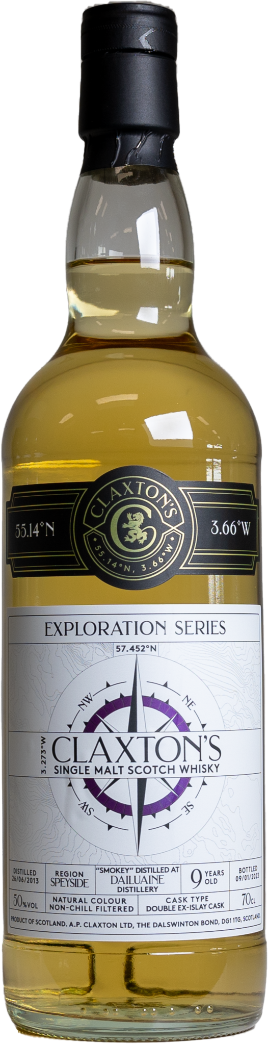 Dailuaine 9 Years Old 2013 Claxton's Exploration Series 0.70 ltr 50%