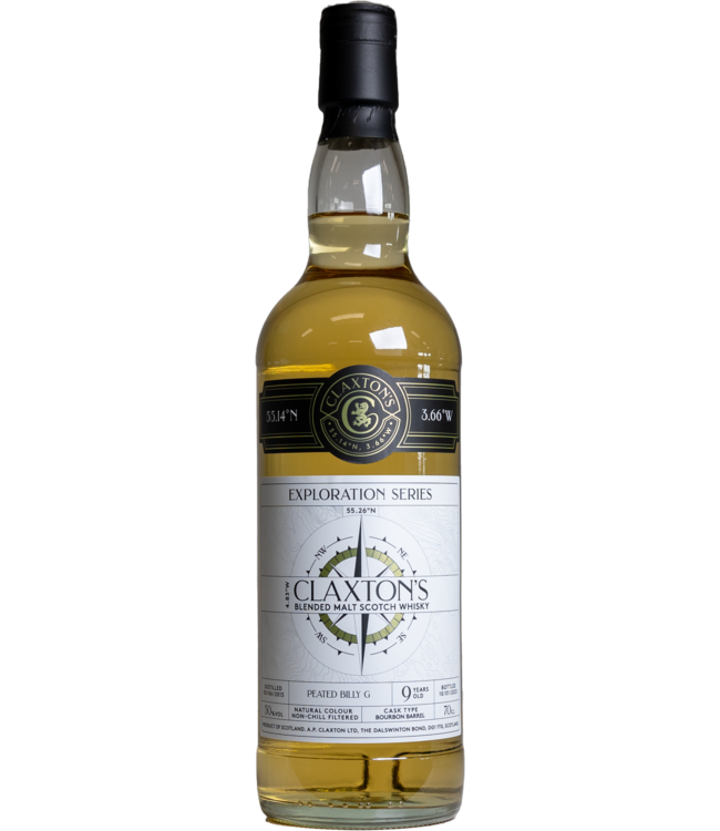 Peated Billy G 9 Years Old 2013 Claxton's Exploration Series 0.70 ltr 50%