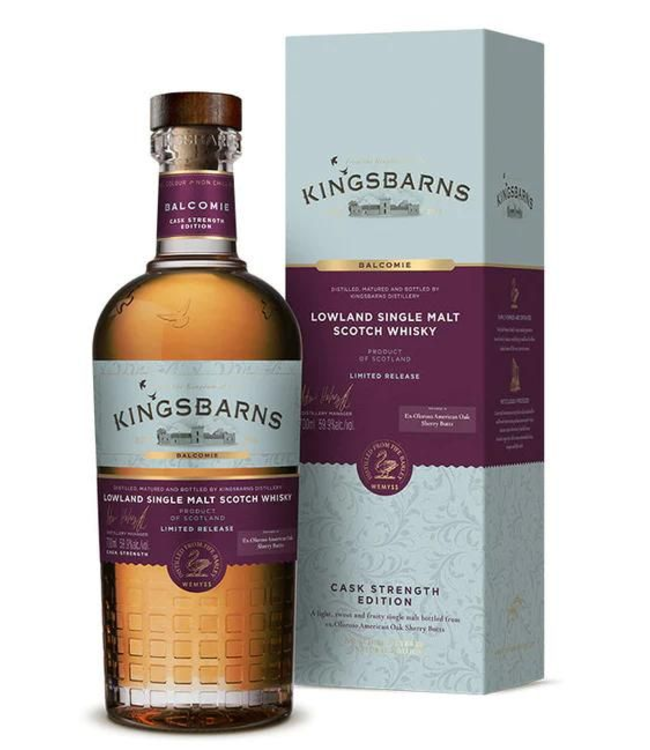 Kingsbarns Balcomie Cask Strength 0,70 ltr 59,9%