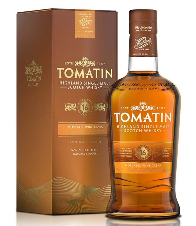 Tomatin 16 Years Old Moscatel Wine Casks 0,70 ltr 46%