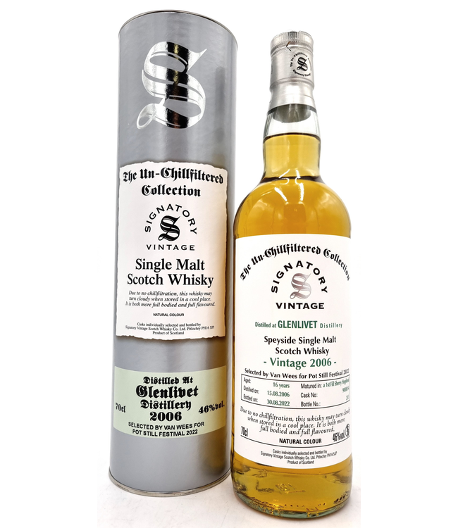 Glenlivet 2006 Signatory Unchill Filtered 0,70 ltr 46%