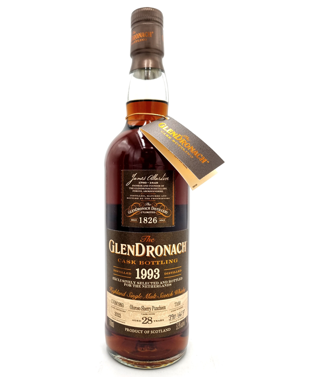 Glendronach 28 Years Old 1993 Single Cask 7100 0,70 ltr 51,9%