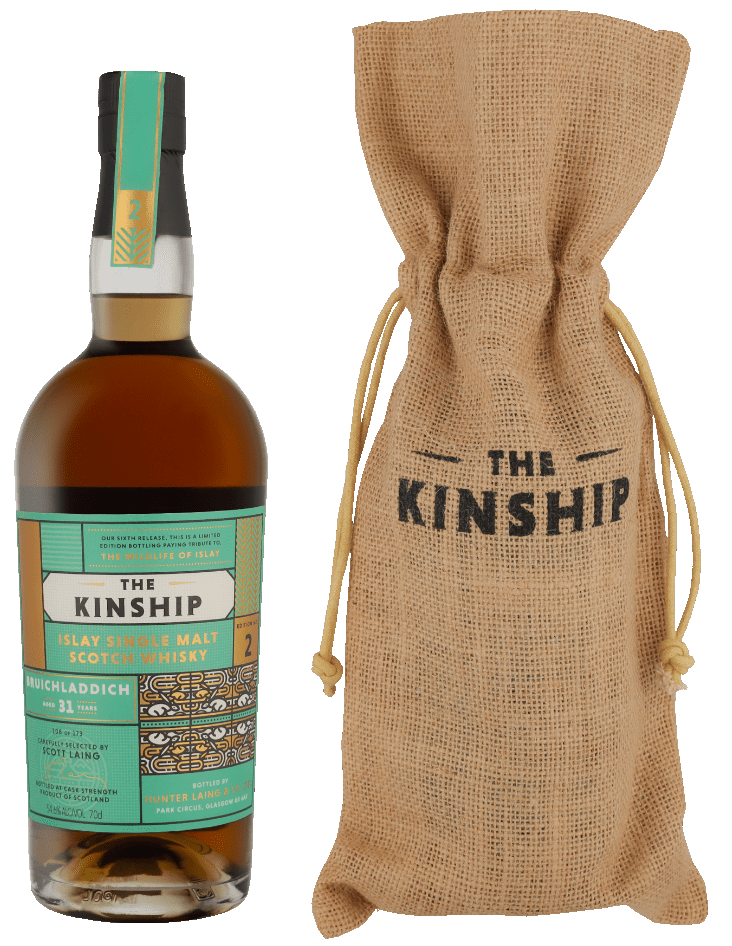 Bruichladdich 31 Years Old 1988 The Kinship Series 2022 Release 0,70 l