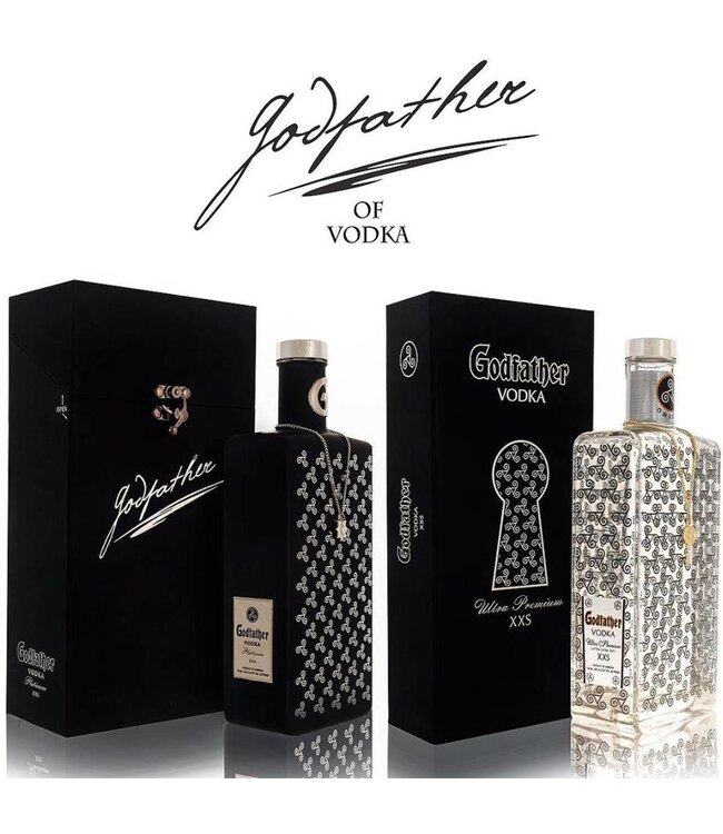 Godfather Platinum Voda Giftpack 0,70 ltr 40%