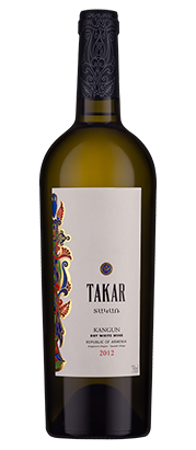 Armenia Wine Takar White Dry 0.75 ltr 14%