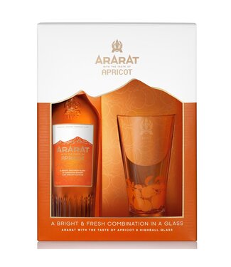 Ararat Ararat Apricot Giftpack With Longdrinkglas 0,70 ltr 35%