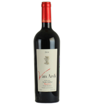 Van Ardi Van Ardi Syrah Kakhet Reserve 0,75 ltr 14,5%