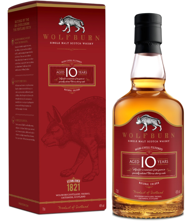 Wolfburn 10 Years Old Sherry Cask 0.70 ltr 46%
