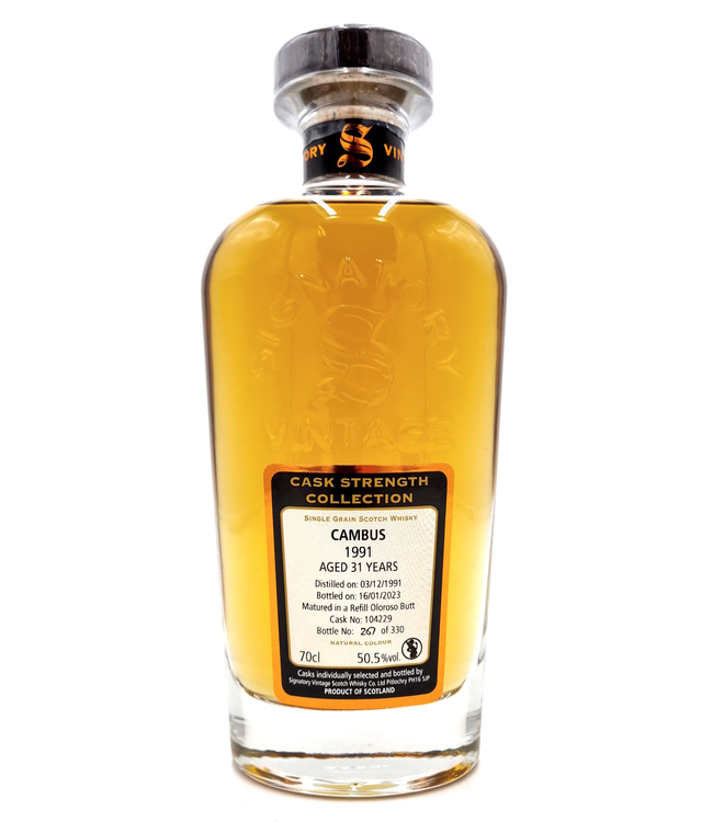Cambus 1991 Signatory Cask Strength Cask 104229 0,70 ltr 50,5%