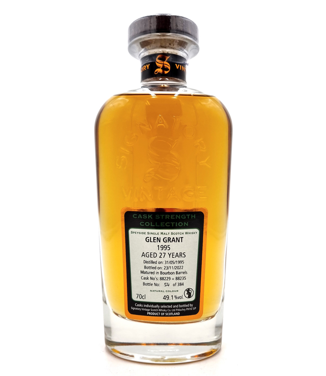 Glen Grant 1995 Signatory Cask Strength Cask 88229 + 88235 0,70 ltr 49,1%