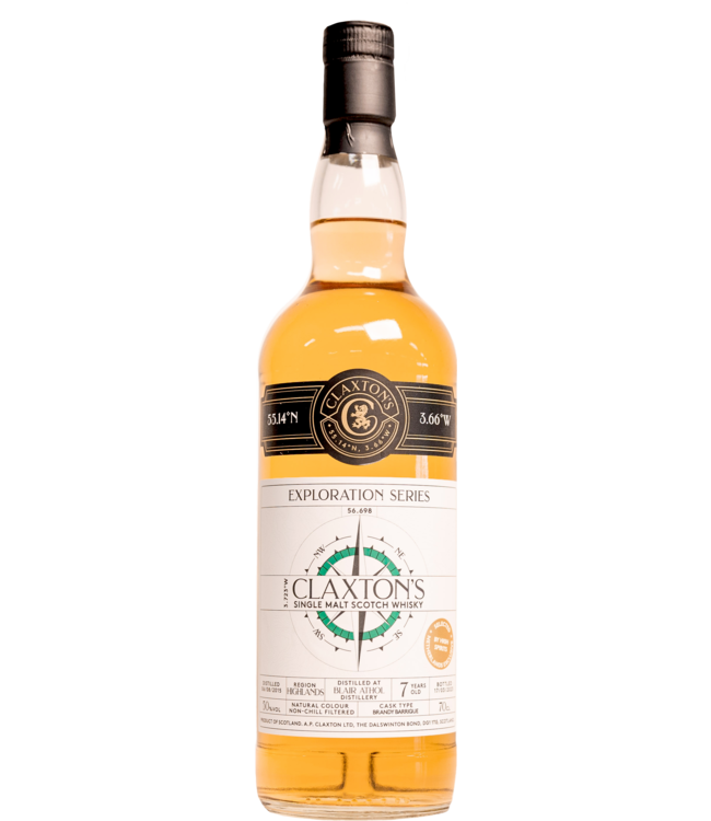 Blair Athol 7 Years Old 2015 Claxton's Exploration Series 0,70 ltr 50%