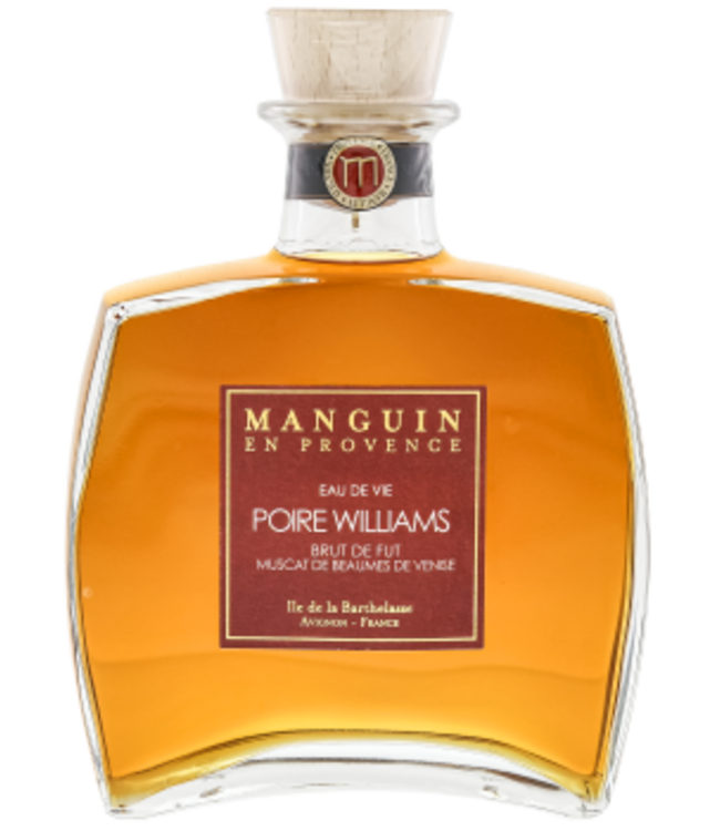 Manguin Eau de Vie Poire Williams Brut de Fut 0,50 ltr 54%