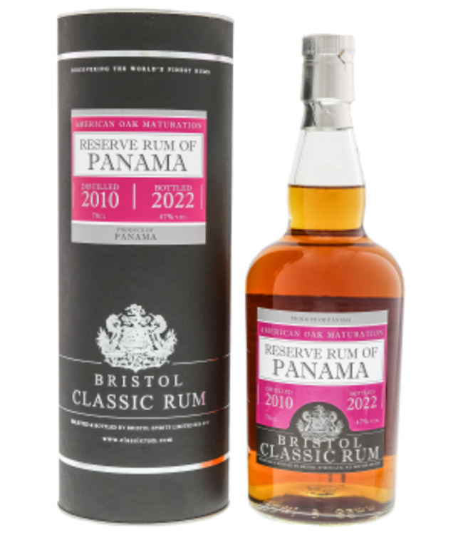 Bristol Reserve Rum of Panama 2010/2022 0,70 ltr 47%