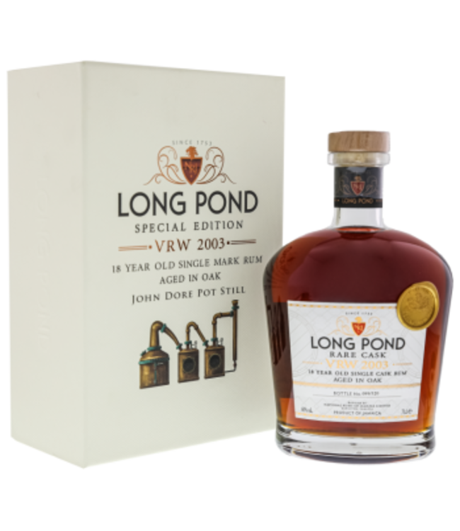 Long Pond Rare Cask VRW 2003 18 Years Old 0,70 ltr 60%