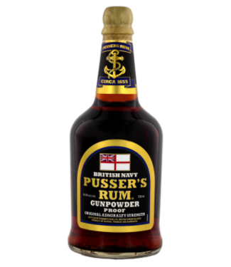 Pusser's Pussers British Navy Rum Black Label Gunpowder Proof 0,70 ltr 54,5%