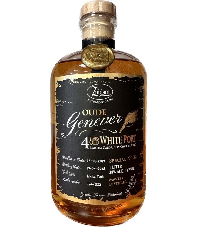 Zuidam Special No. 32 Oude Jenever 4 Years Old White Port 1,00 ltr 38%