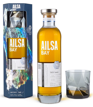 Ailsa Bay Ailsa Bay Release 1.2 Giftpack Met Glas 0,70 ltr 48,9%