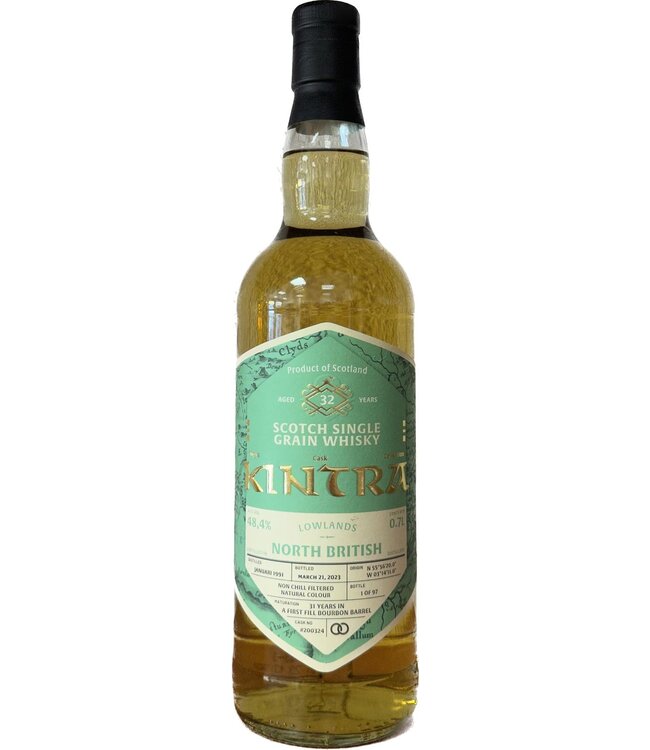 Kintra North British Grain 32 Years Old 1991 0,70 ltr 48,4%