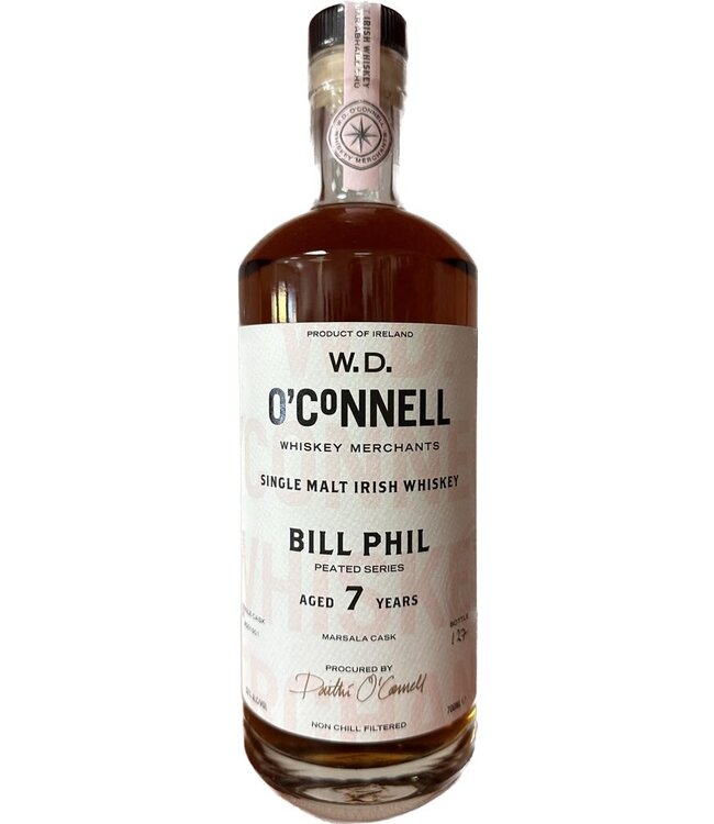 W.D. O'Connell Bill Phil Peated Series 7 Years Old Marsala Cask 0,70 ltr 53%