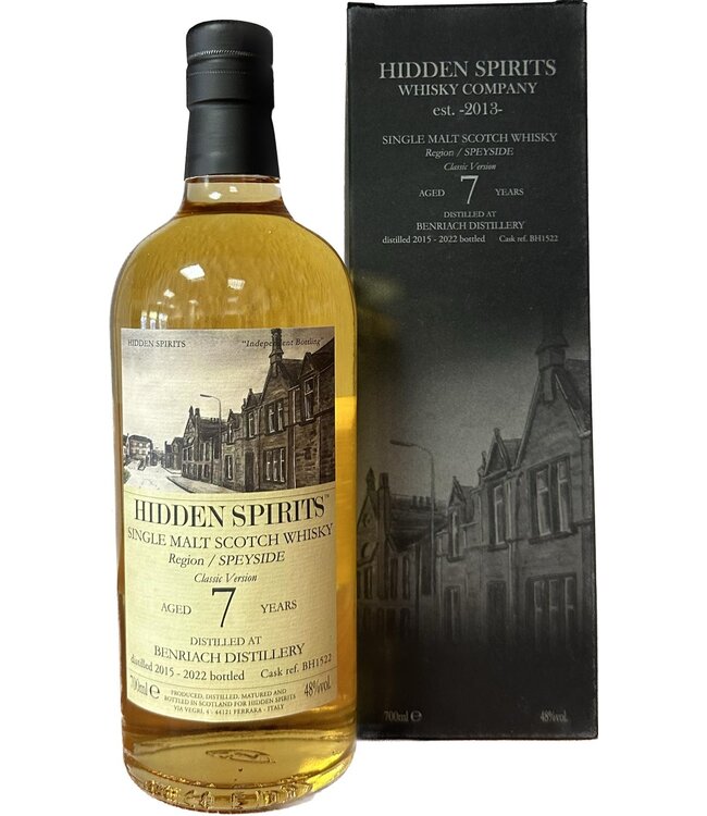 Benriach 7 Years Old 2015 Hidden Spirits 0,70 ltr 48%