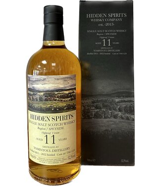 Tomintoul Tomintoul 11 Years Old 2011 Hidden Spirits 0,70 ltr 52,3%