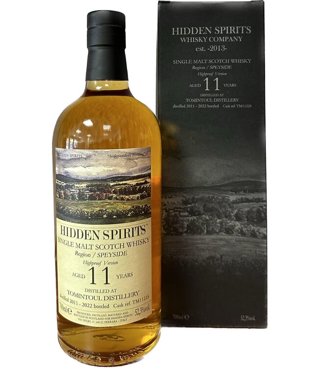 Tomintoul 11 Years Old 2011 Hidden Spirits 0,70 ltr 52,3%