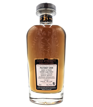 Pulteney 2008 Signatory Cask Strength Cask 9 0,70 ltr 56,2%