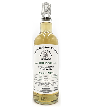 Secret Speyside Secret Speyside 2009 Signatory Unchill Filtered 0,70 ltr 46%