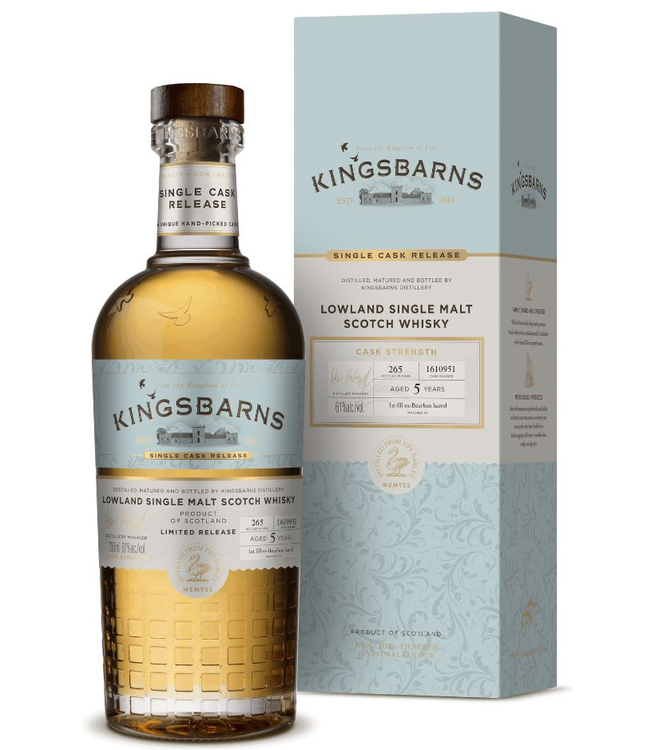 Kingsbarns Single Cask 1610951 0.70 ltr 61.5%