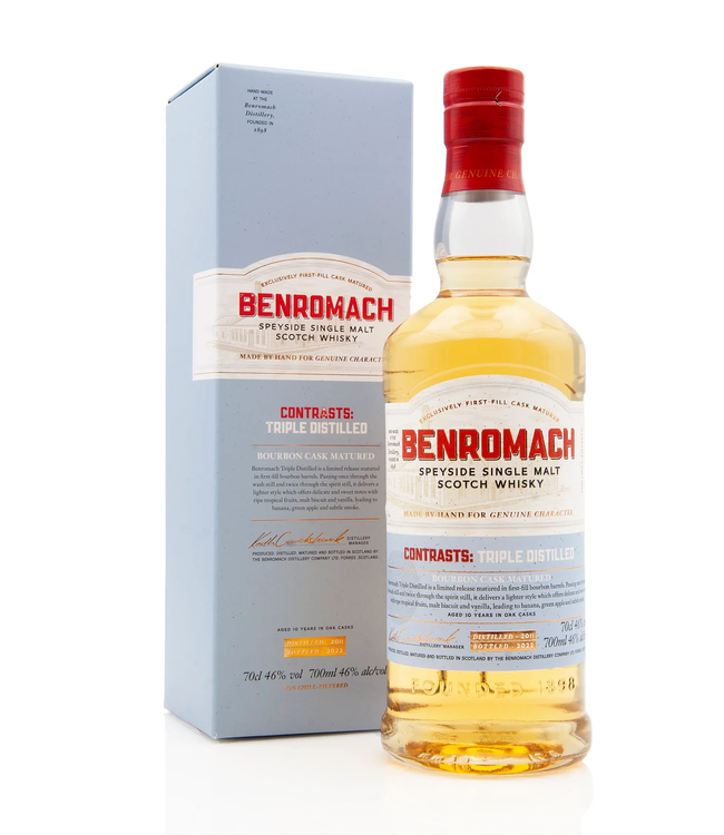 Benromach Vintage 2011 Triple Distilled 0,70 ltr 46%