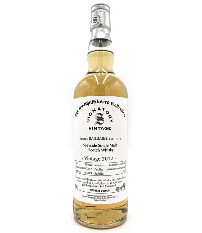 Dailuaine 2012 Signatory Unchill Filtered 0,70 ltr 46%