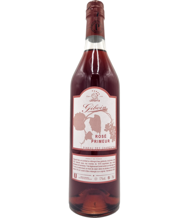 Giboin Pineau Rose Primeur 0,75 ltr 17%