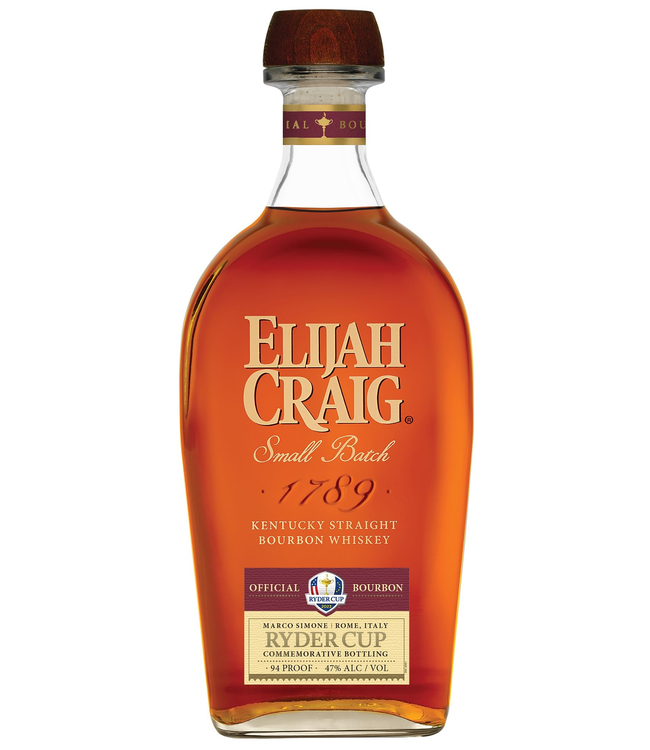 Elijah Craig Ryder Cup Marco Simone Commemorative Bottling 0,70 ltr 47%