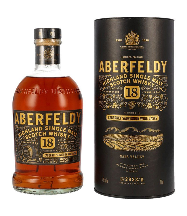 Aberfeldy 18 Years Old Napa Valley Wine Cask 0,70 ltr 43%
