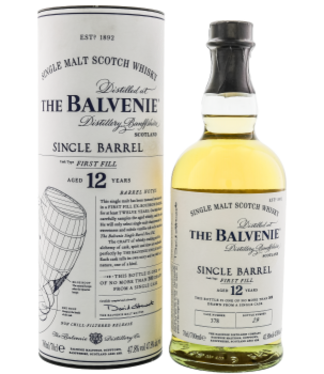 Balvenie Single Barrel 12 Years Old First Fill 0,70 ltr 47,8%