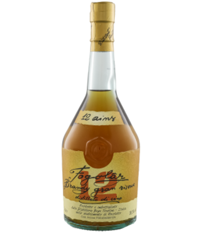 Bepi Tosolini Brandy Fogolar 12 Years Old 0,70 ltr 38,5%