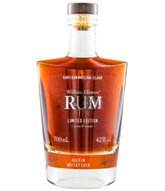 William Hinton William Hinton Rum 6 Years Old Aged In Whiskey Cask 0.70 ltr 42%