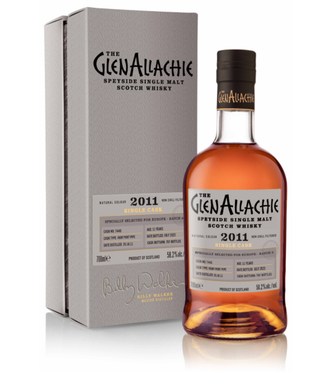Glenallachie 11 Years Old 2011 Cask 7445 0,70 ltr 58,2%