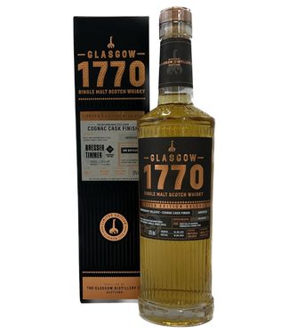 Glasgow Distillery 1770 Glasgow Distillery Cognac Cask Bottled For Bresser & Timmer 0.70 ltr 52%