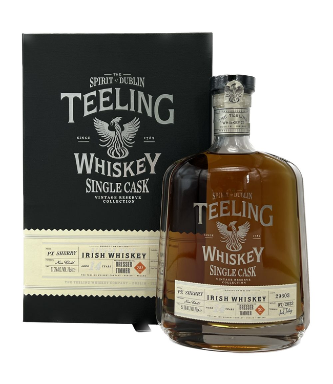 Teeling 14 Years Old 2008 PX Cask Bottled For Bresser & Timmer 0,70 ltr 57,3%