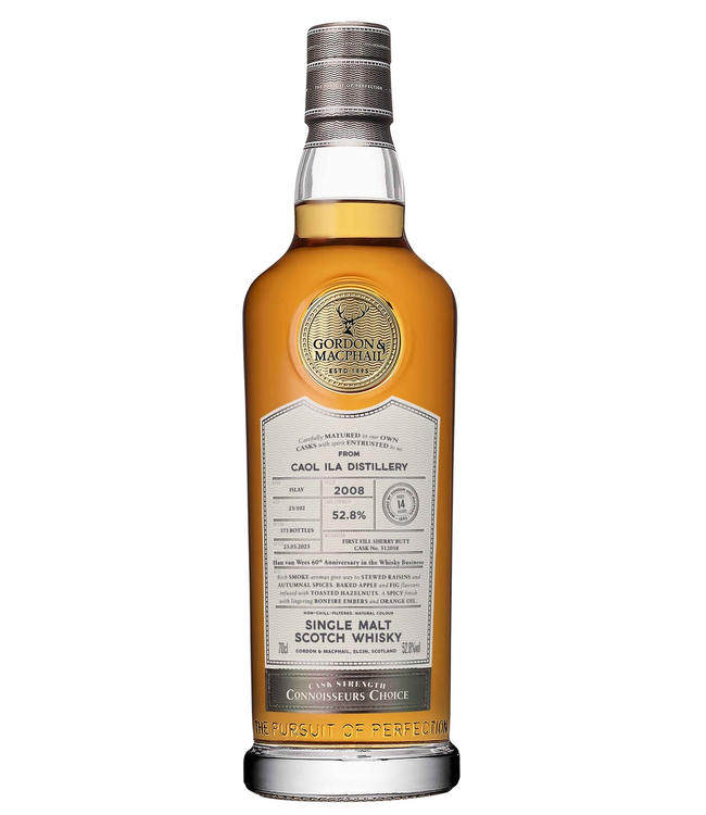 Caol Ila 14 Years Old 2008 Gordon & MacPhail For Han Van Wees 0,70 ltr 52,8%