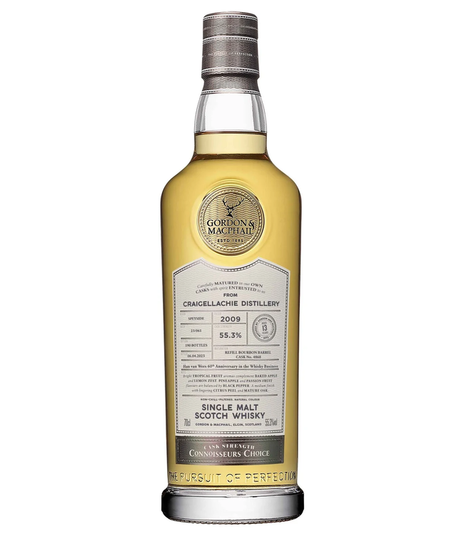 Craigellachie 13 Years Old 2009 Gordon & MacPhail For Han Van Wees 0.70 ltr 55.3%