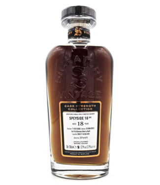 Speyside (M) 18 Years Old 2005 Signatory Cask Strength Cask DRU17 A106#20 0,70 ltr 57,9%