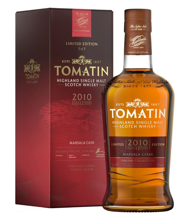 Tomatin 2010 Italian Collection Marsala 0,70 ltr 46%